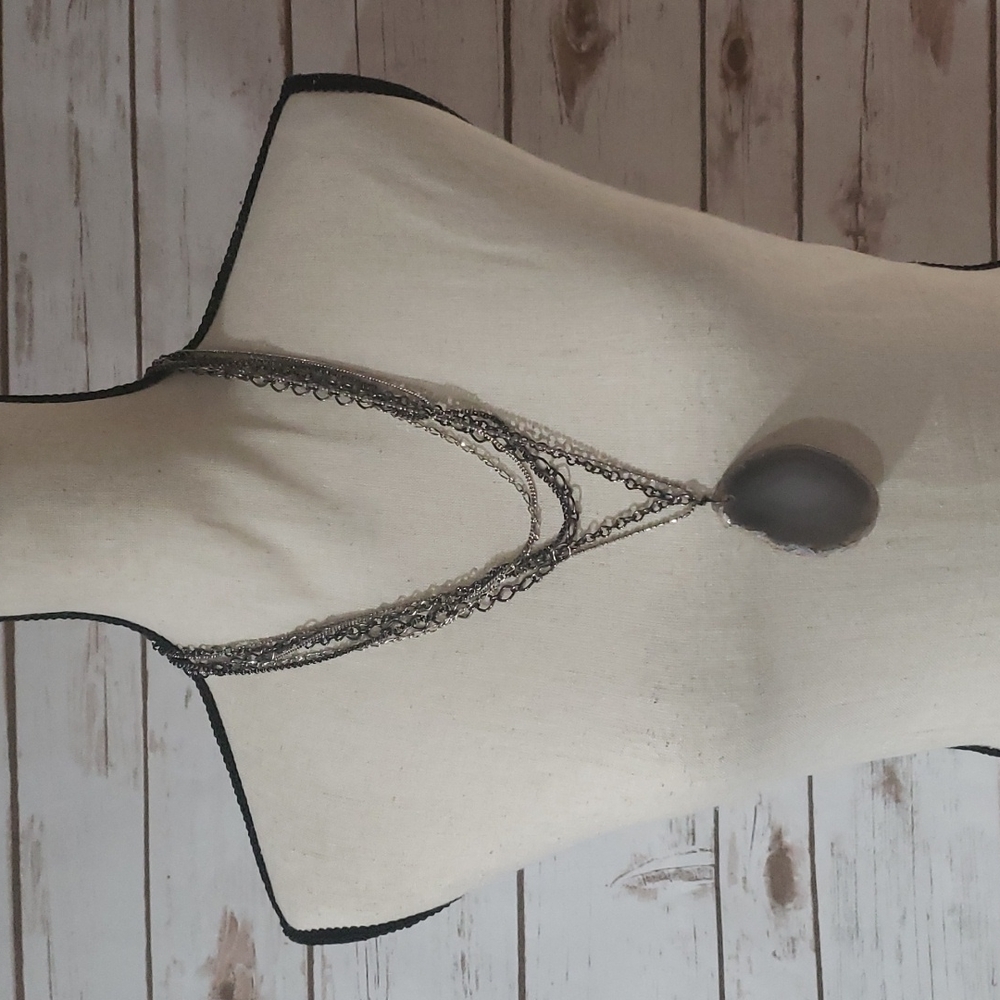 Express Layered Stone Necklace
